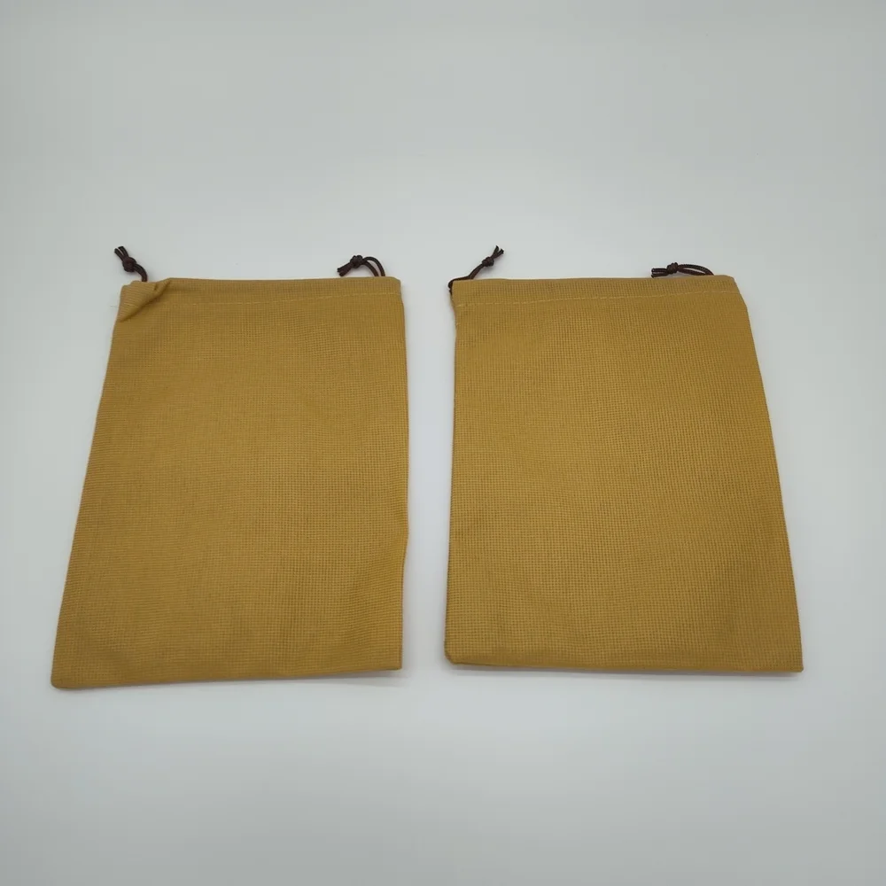 LAURENT EFFEL St Barth Dust Bags Set 2 Made in Italy Drawstring 8x7